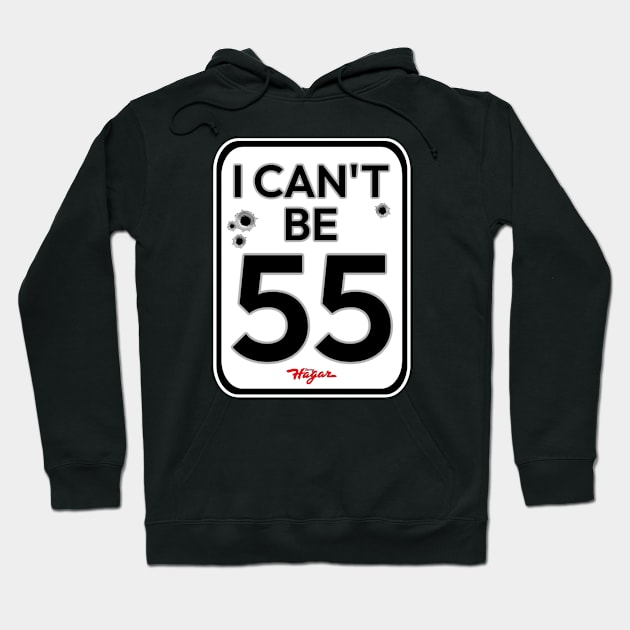 Birthday 55 Hoodie by David Hurd Designs